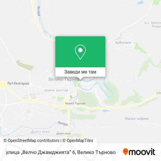 улица „Велчо Джамджията“ 6 карта