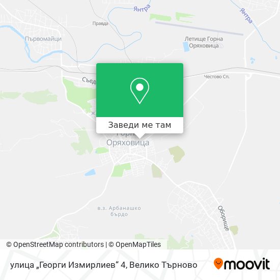 улица „Георги Измирлиев“ 4 карта
