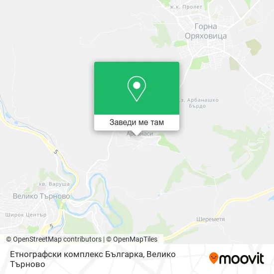 Етнографски комплекс Българка карта