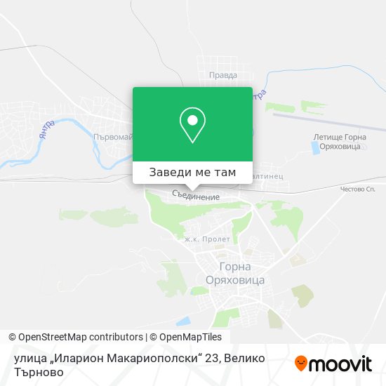 улица „Иларион Макариополски“ 23 карта