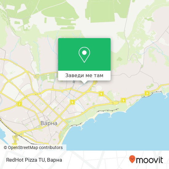 RedHot Pizza TU карта
