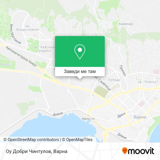 Оу Добри Чинтулов карта