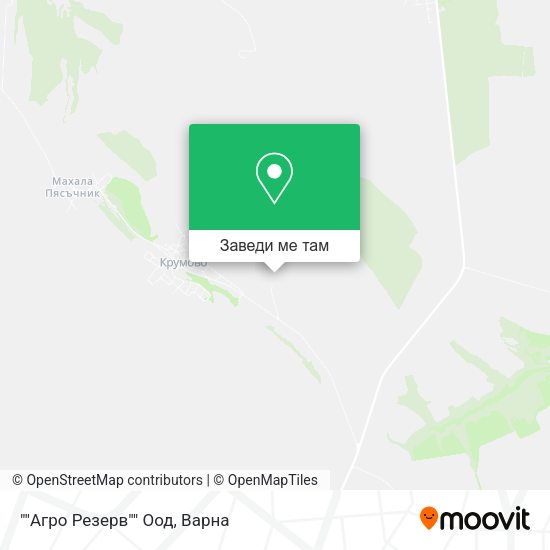 "Агро Резерв" Оод карта