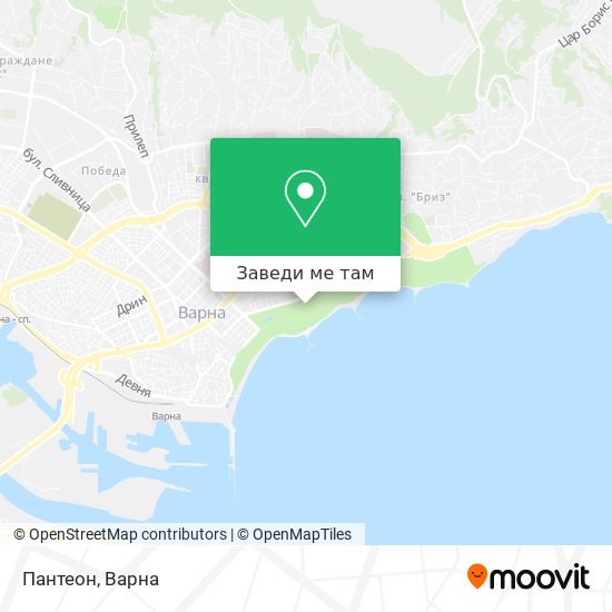 Пантеон карта