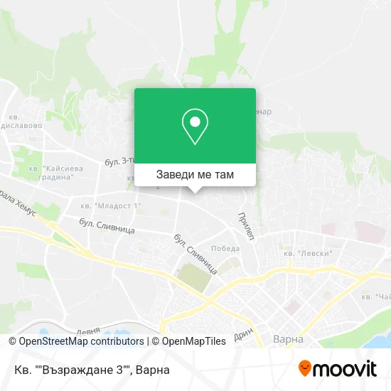 Кв. ""Възраждане 3"" карта