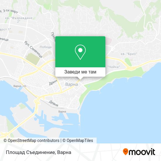 Площад Съединение карта