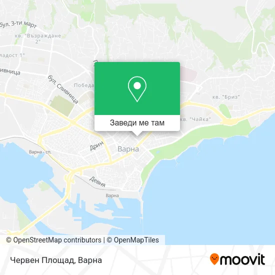 Червен Площад карта