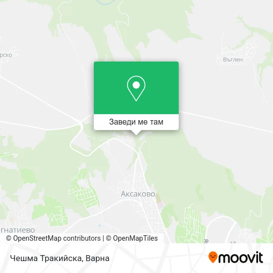 Чешма Тракийска карта