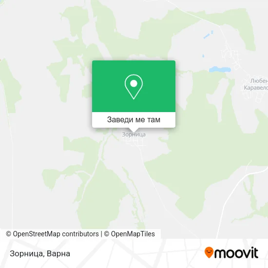 Зорница карта