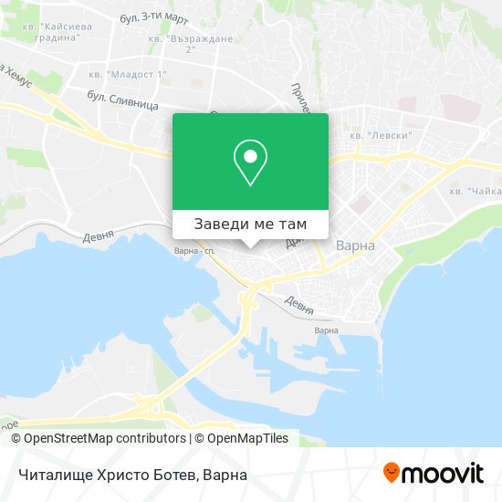 Читалище Христо Ботев карта