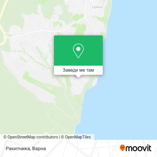 Ракитника карта