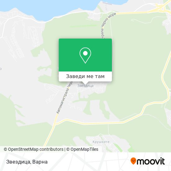 Звездица карта