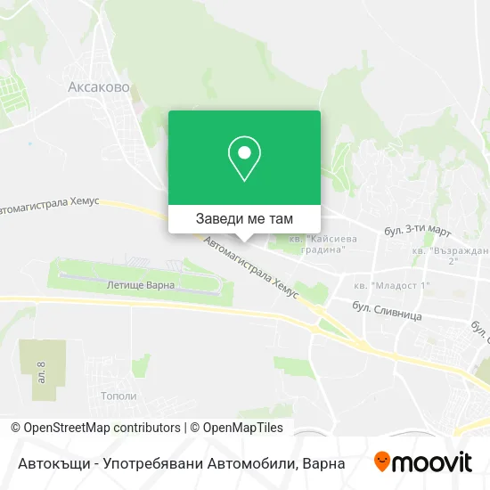 Автокъщи - Употребявани Автомобили карта