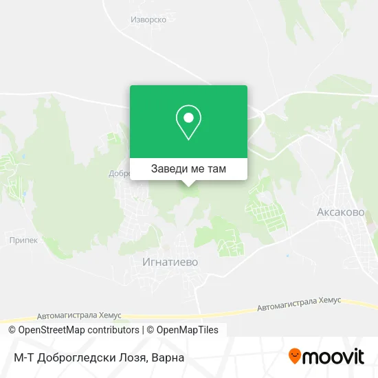 М-Т Доброгледски Лозя карта