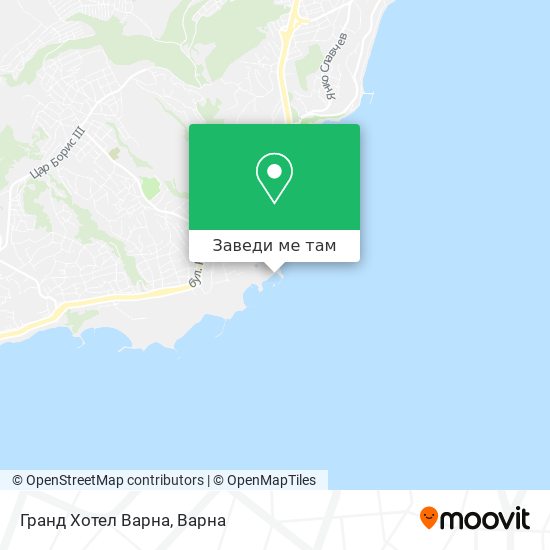 Гранд Хотел Варна карта