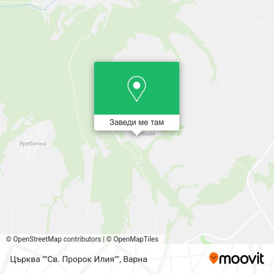 Църква "Св. Пророк Илия" карта