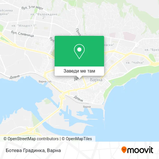 Ботева Градинка карта