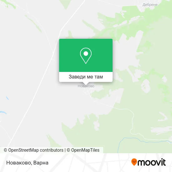 Новаково карта