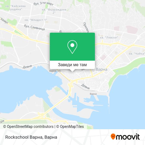 Rockschool Варна карта