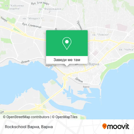 Rockschool Варна карта