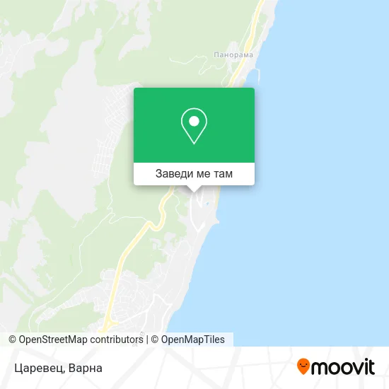 Царевец карта