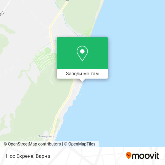 Нос Екрене карта