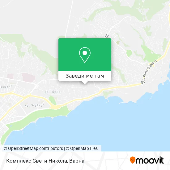 Комплекс Свети Никола карта