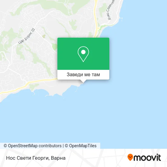 Нос Свети Георги карта