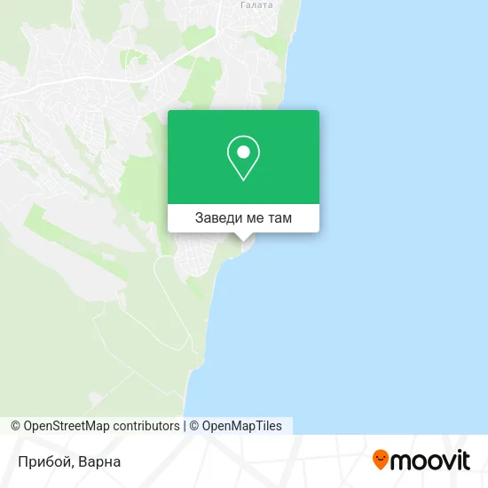 Прибой карта