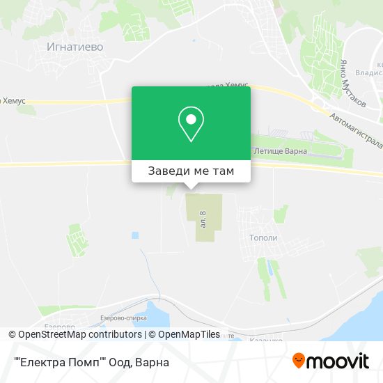""Електра Помп"" Оод карта