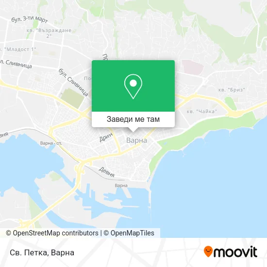 Св. Петка карта