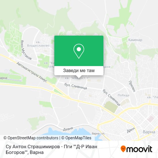 Су Антон Страшимиров - Пги ""Д-Р Иван Богоров"" карта