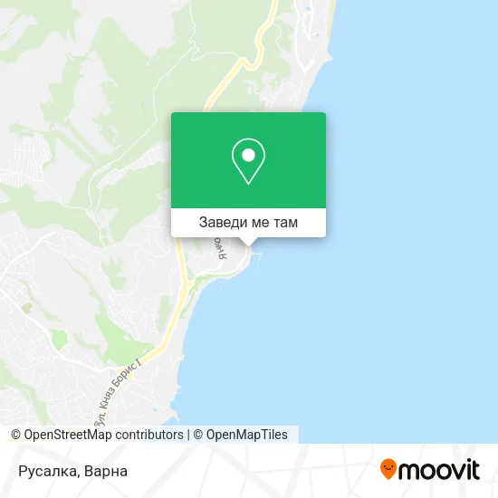 Русалка карта