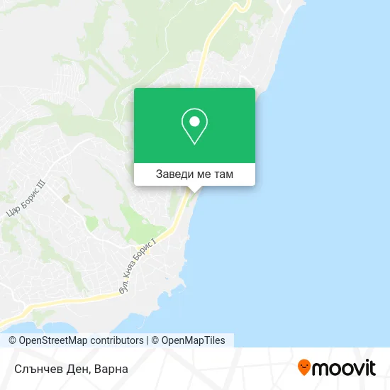 Слънчев Ден карта