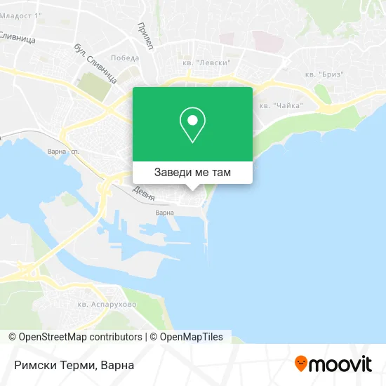 Римски Терми карта