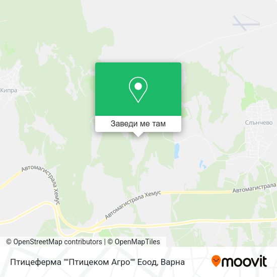 Птицеферма "Птицеком Агро" Еоод карта