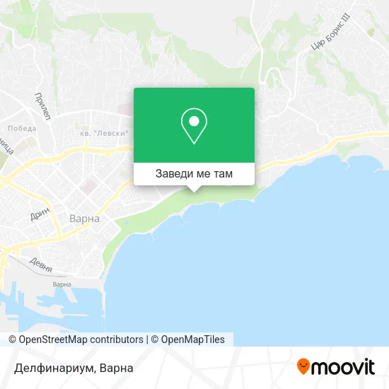 Делфинариум карта