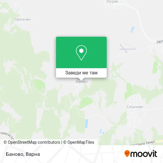 Баново карта