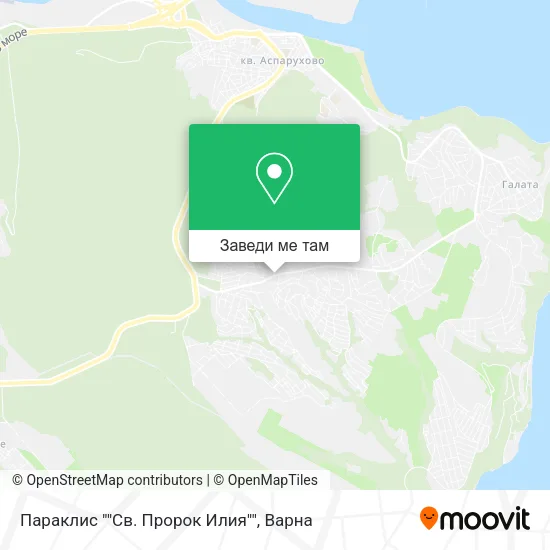 Параклис ""Св. Пророк Илия"" карта