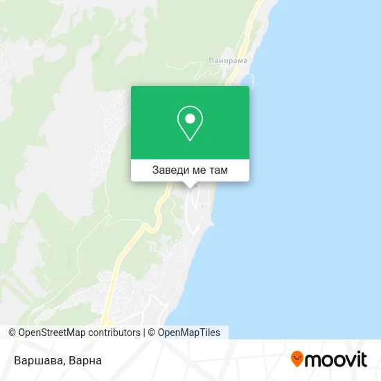 Варшава карта