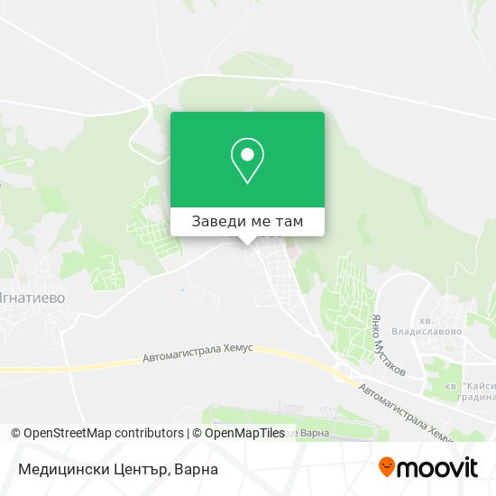 Медицински Център карта