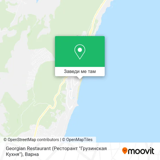Georgian Restaurant (Ресторант "Грузинская Кухня") карта