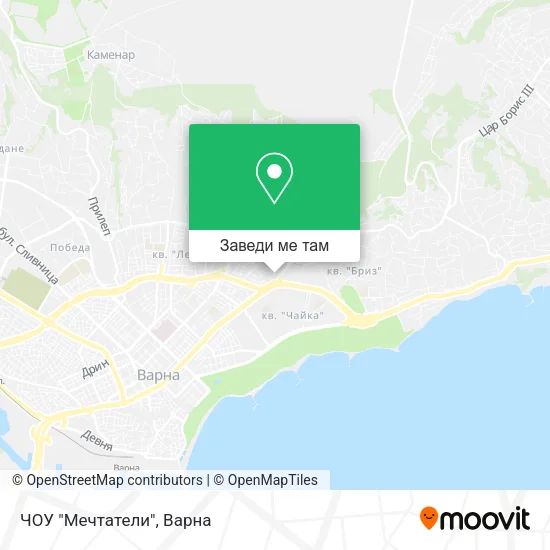 ЧОУ "Мечтатели" карта