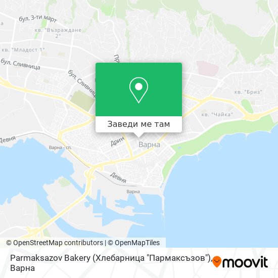 Parmaksazov Bakery (Хлебарница "Пармаксъзов") карта
