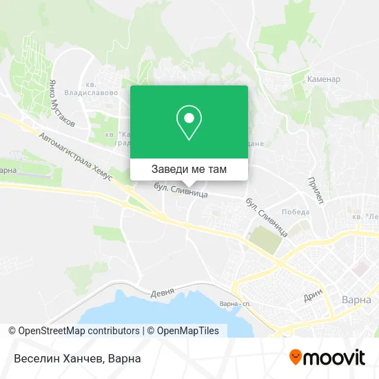 Веселин Ханчев карта