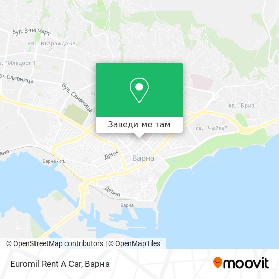 Euromil Rent A Car карта
