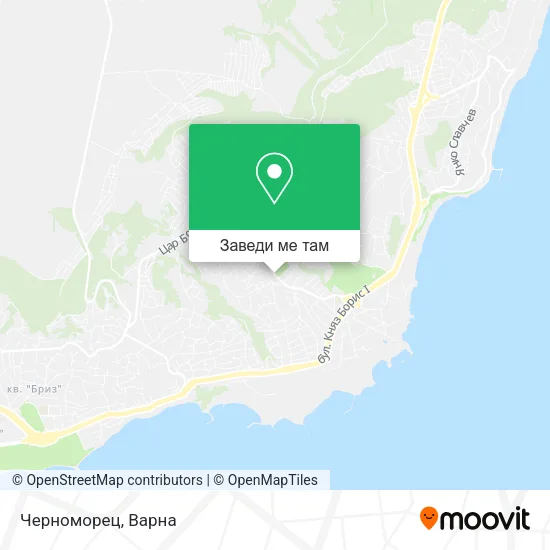 Черноморец карта