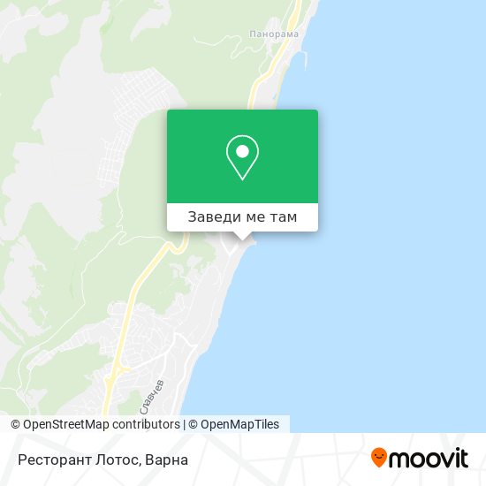 Ресторант Лотос карта