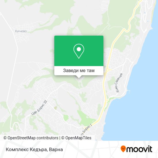 Комплекс Кедъра карта