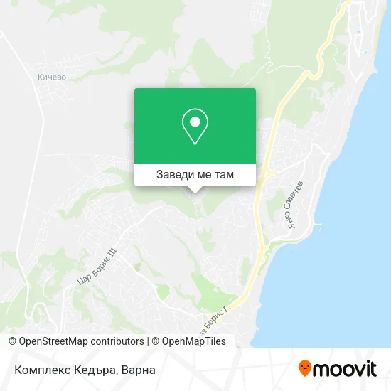Комплекс Кедъра карта